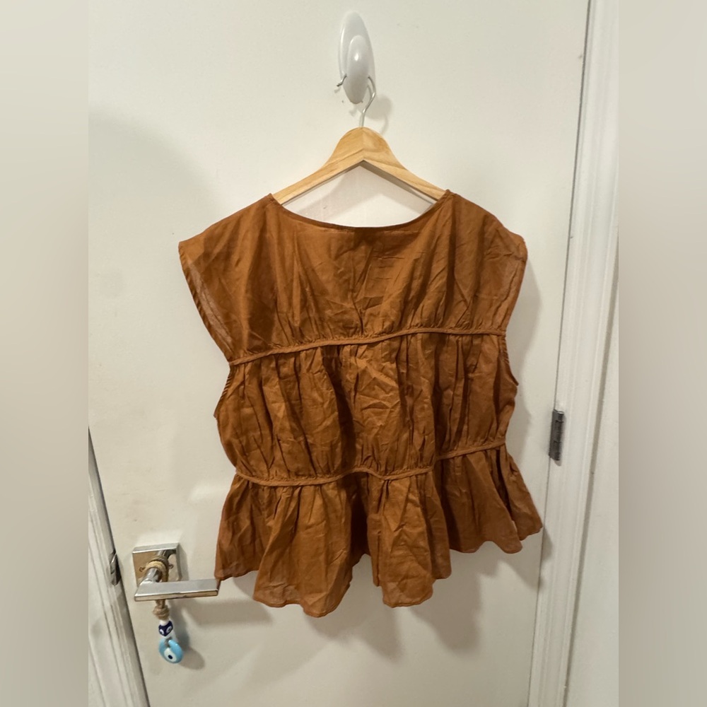 Dissh Flynn top in rust - size us 4 - Picture 7 of 7